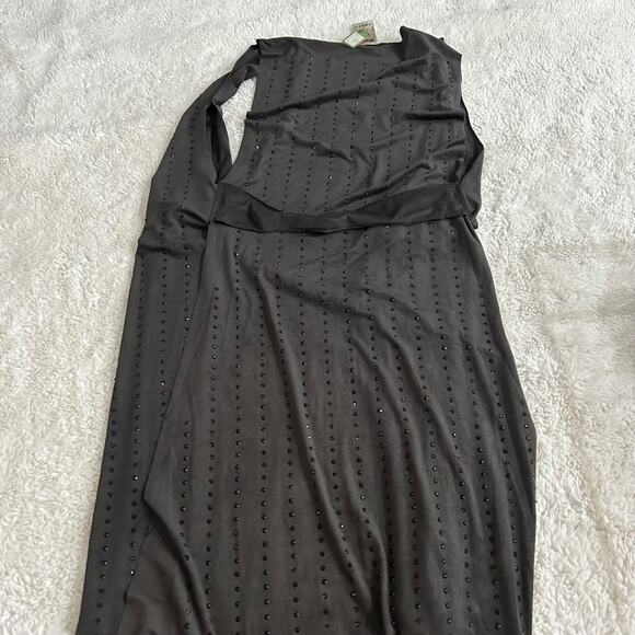 NWT Vocal USA Womens Black Microsuede Duster Vest Boho Hippie Gothic Sz Small - Picture 2 of 6